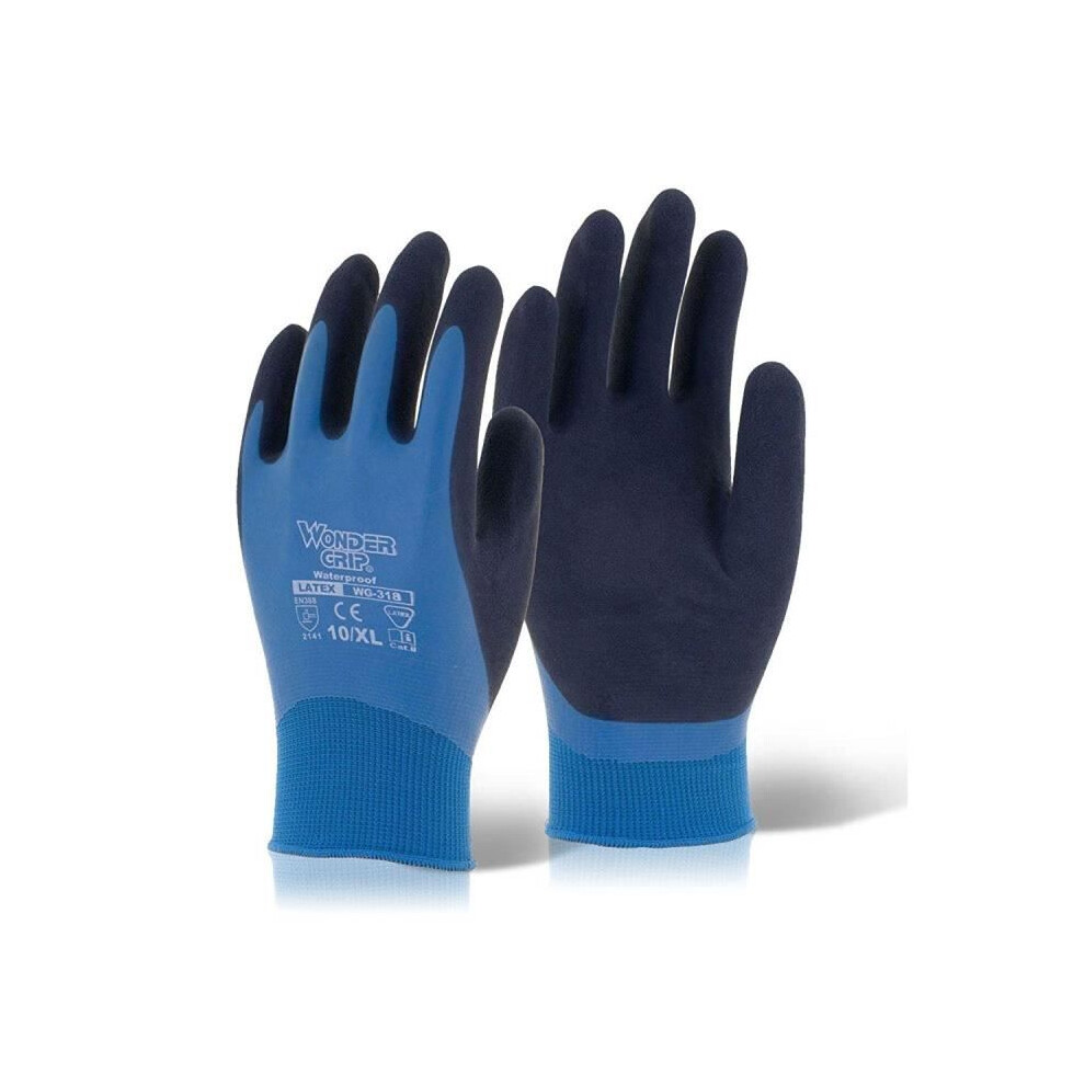 Guanti Impermeabili Wonder Grip WG-318 Aqua, Blu / Nero, M / 8-image