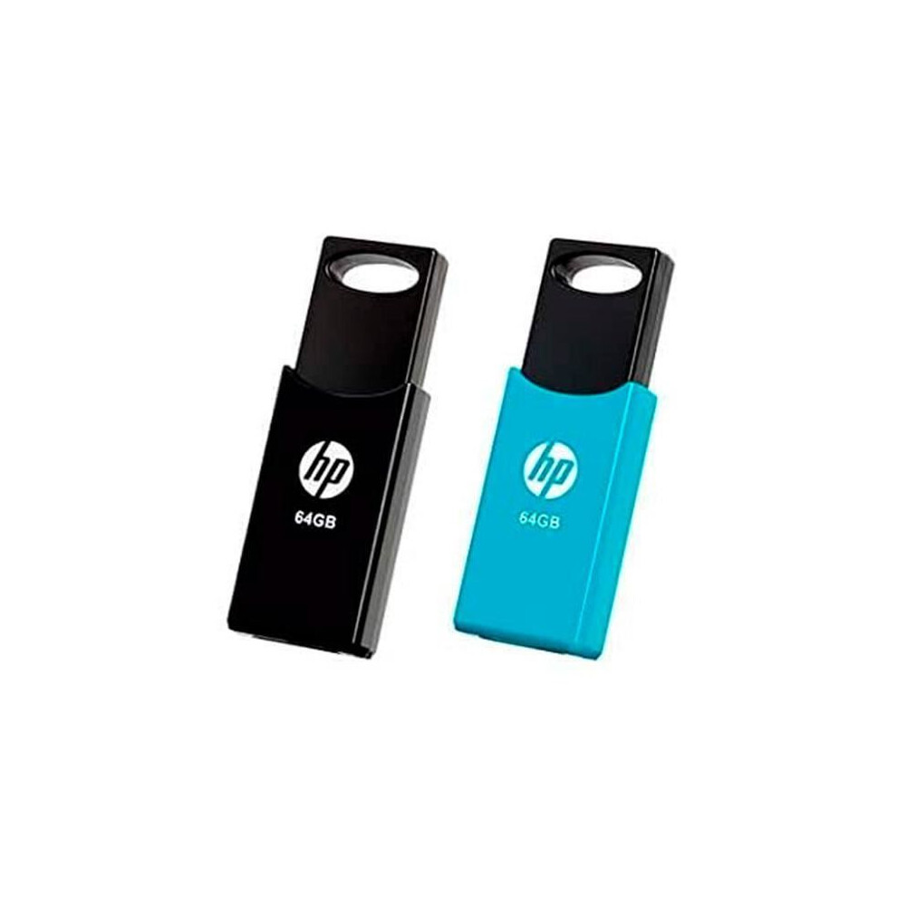 Clé Usb - Hp - HPFD212W64-BX Twinpack - 64 Go - Usb 2.0 - 15 Mo/S Lectura - 5 Mo/S Escritura-image