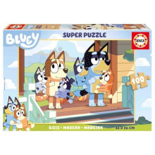 Puiset palapelit - EDUCA - Bluey - 100 palaa - Ekologinen - Lapset yli 6 vuotta