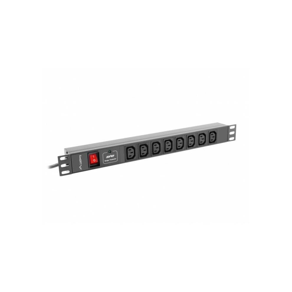 Lanberg Pdu Rack - Pdu-08I-0200-C20-Bk - 1U 16A 8X Iec C13 5901969424492