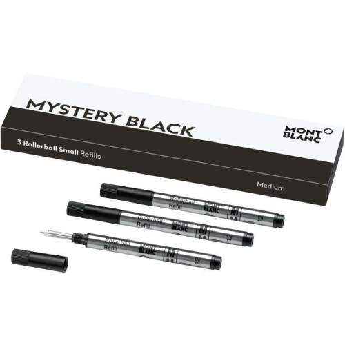 Montblanc Rechargeable roller - Montblanc - Mystery Black - Medium point - 3 refills - Black