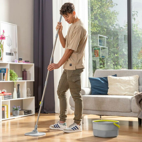 Selbstreinigender Schleudermopp mit Trenneimer Selimop InnovaGoods 1