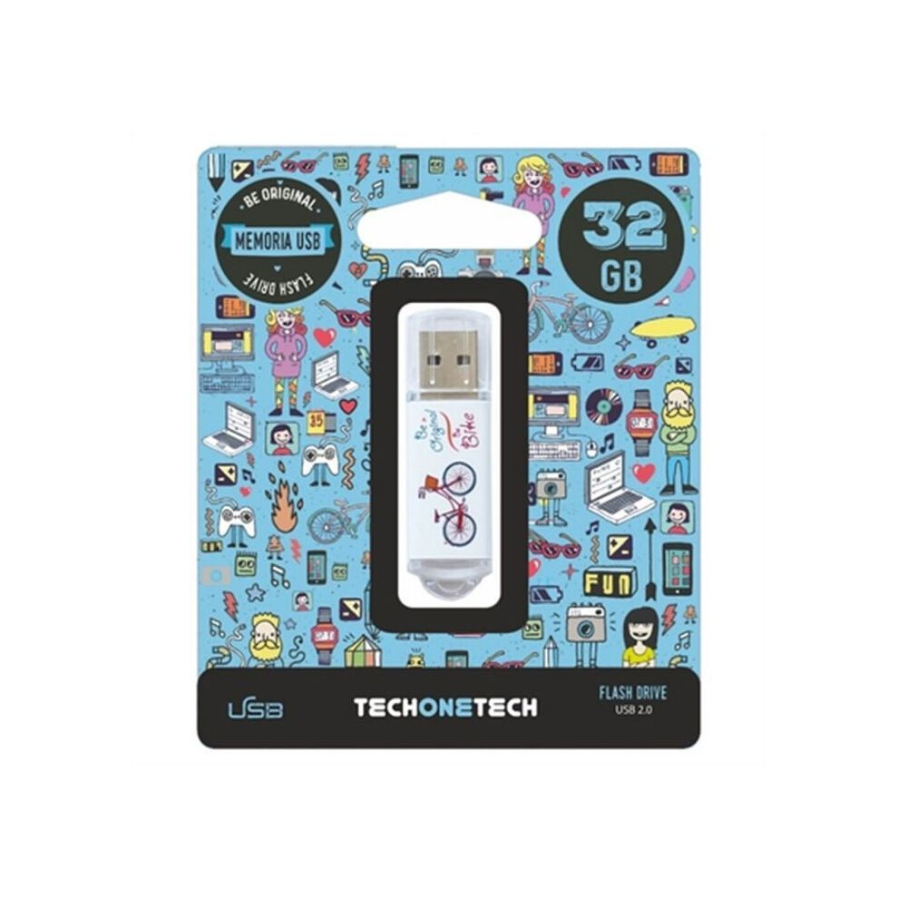 Chiavetta Usb Tech-One-Tech - TEC4005-32 - Pendrive 32Go Be Bike