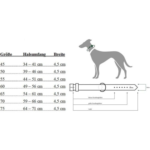 Hunter Collar - Hunter - 64093 - Neoprene - Reflective - 45 cm - Large Dog 1