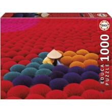 Puzzle - EDUCA - Villaggio d'Incenso, Vietnam - 1000 pezzi - Paesaggio e natura - Misto - Interno