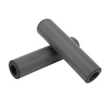 2 piezas de puños de silicona para bicicleta de montaña 17 mm/0,7 pulgadas negro