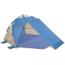 Teltta - BESTWAY - Ranta Dome - 4 henkilöä - Nopea asennus - 234x240x125 cm - Sininen/Beige