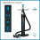Bestway Pompa manuale - BESTWAY - Martello d'aria - Alta pressione - Portatile - 5 adattatori inclusi 3