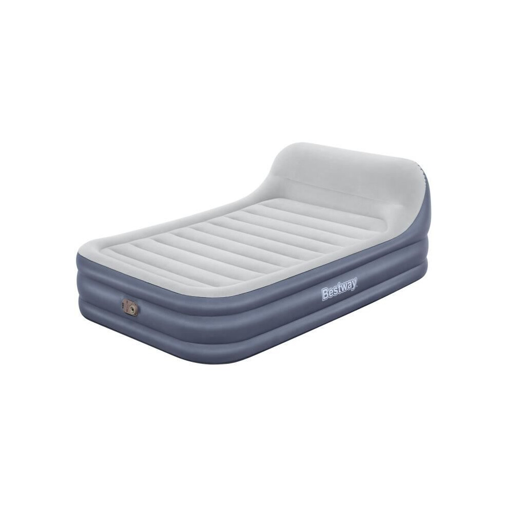 Bestway Inflatable Bed - 67923 - Tritech Sleekflow - 2 Places, 226 X 152 X 84 Cm, Headboard, Built-In Pump