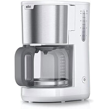 Kaffeemaschine, 1,5 l Fassungsvermögen, weiß