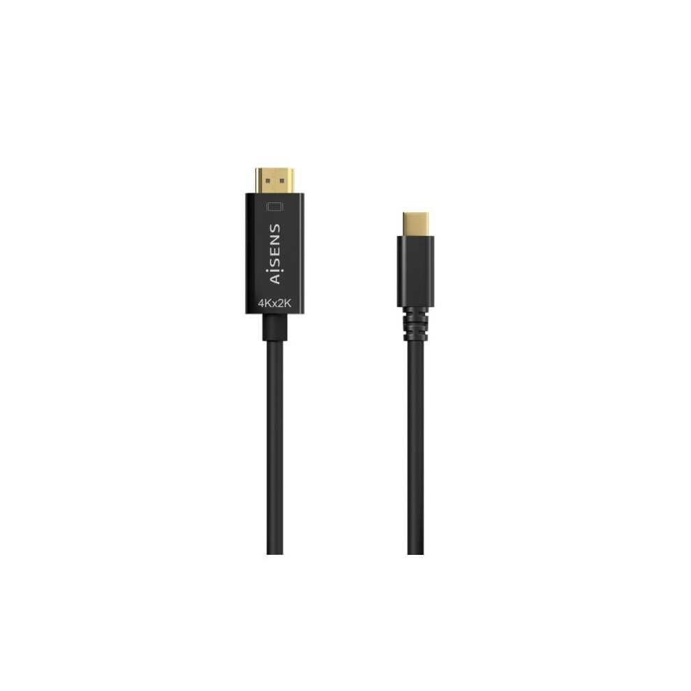 Aisens Cable Conversor Hdmi 4K A109-0623 Usb TIPO-C Macho Hdmi Macho 80CM Negro-image
