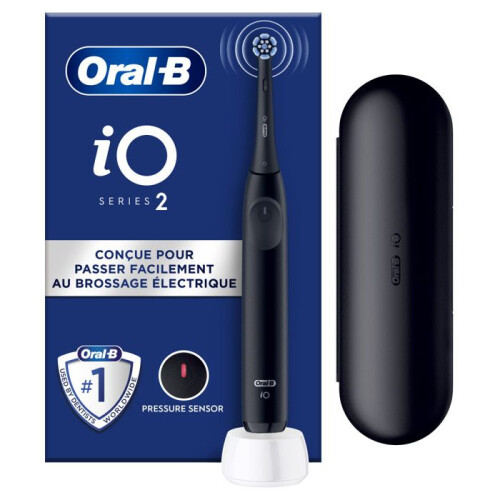 Oral-B Electric toothbrush - ORAL-B - iO2 - Black - 3 brushing modes - 2-minute timer