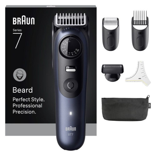 Braun Barttrimmer - Braun - Serie 7 - ProBlade Klinge - 40 Längen - Betriebsdauer 120 min