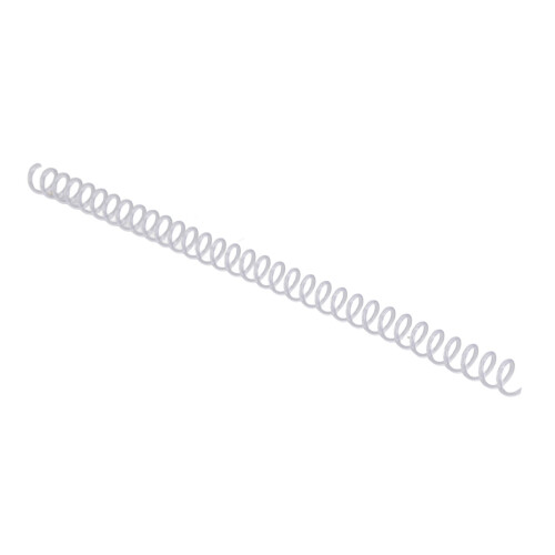 20 Stück 30 Blatt ABS 11mm Spiralspiralen Transparent 2