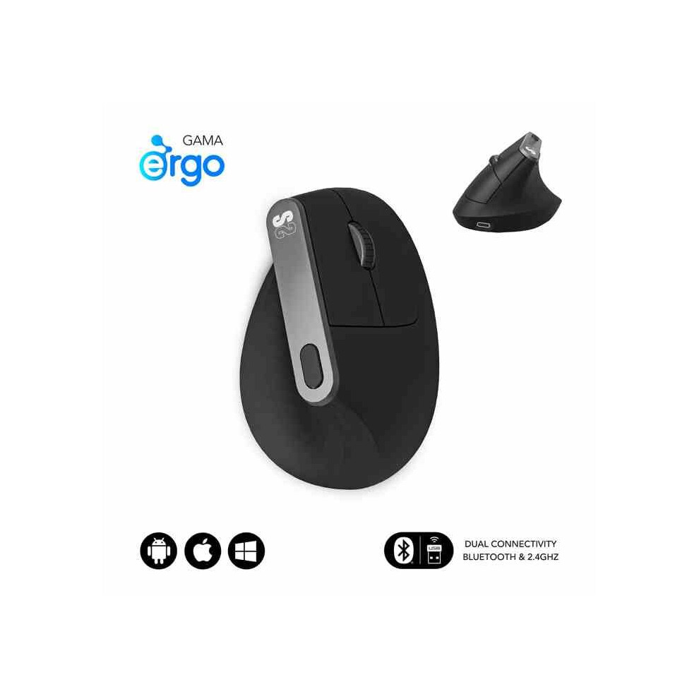 Subblim Raton Vertical Ergo Dual Nature Black-image