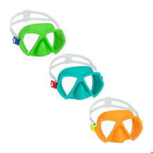 Bestway Maschera da Immersione Junior Cintura Anatomica Colore Misto +7 Anni Spiaggia e Piscina 22059