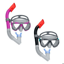 Insieme Maschera e Tubo - Bestway - Modello 24029 - Colore Assortito - Adulti +14 Anni - Impermeabile alle Perdite