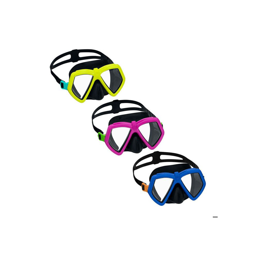 MáScara De Buceo Junior - Bestway - Modelo 22040 - Correa AnatóMica - ProteccióN Uv - Multicolor-image