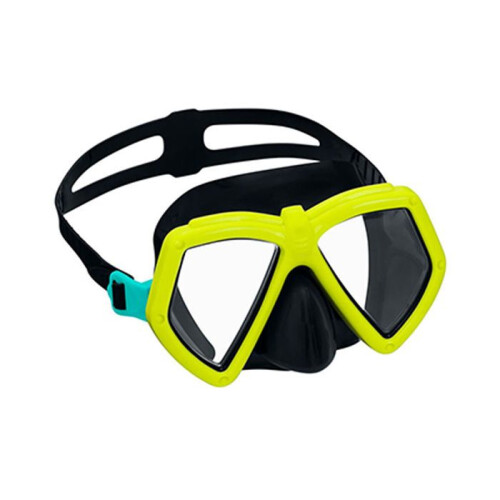 Bestway Masque de Plongée Junior - Bestway - Modèle 22040 - Sangle Anatomique - Protection UV - Multicouleur 1