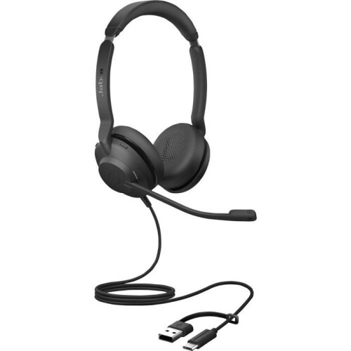 Jabra Jabra Evolve2 30 SE Wired Over-Ear Stereo Headset Black Microphone Noise Cancellation