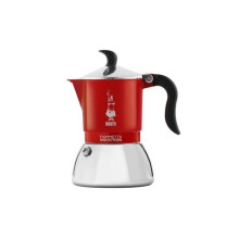 Cafetera Italiana Bialetti Fiammetta Induzione 4 tazze 0,18L alluminio colori rosso-nero