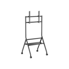 Suporte de chão Aisens com bandeja e rodas para tela de 37-86" VESA até 600x400mm