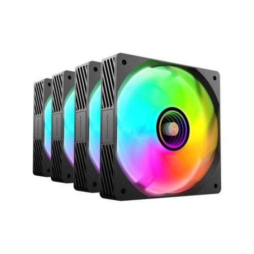 Mars Gaming MFSI4KIT computer cooling system Computer case Fan 12 cm Black 1