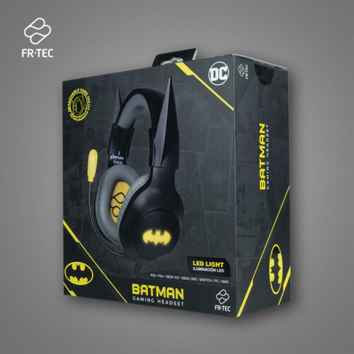 FR-TEC Batman Gaming Headset with Detachable Ears 1