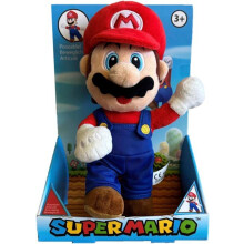 Peluche - Nintendo - Super Mario - 25 cm - Articulada - Vermelha