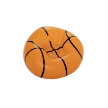 Poltrona Gonfiabile - Bestway - Pallone da Basket - 114x112x66 cm - PVC - Arancione