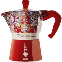 Cafeteira italiana - Bialetti - Moka Express - 6 Xícaras - Vermelho - Alumínio