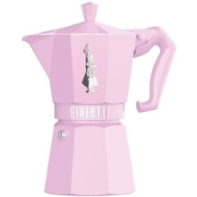 Cafetière Italiana - BIALETTI - MOKA Exclusiva - 6 chávenas - Rosa pastel
