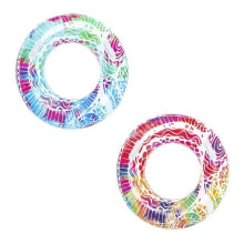Materassino Gonfiabile - Bestway - Φ80x24 cm - Multicolore - Maniglie - A partire da 10 anni
