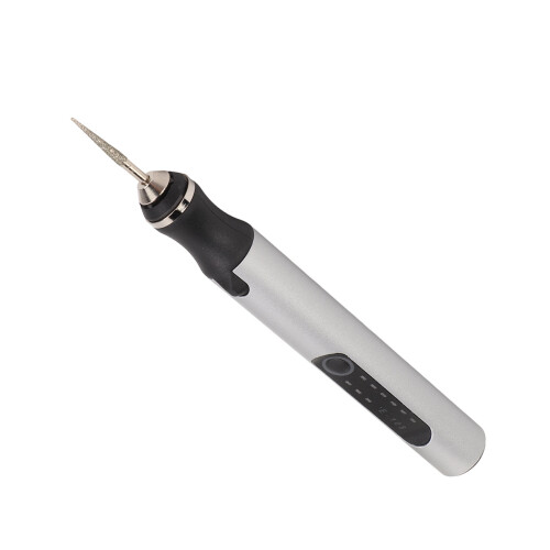 E108 Elektrischer Gravurstift 300mAh Mini Silber