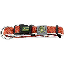 Hilo Vario Plus XL orange dog collar - HUNTER - 45-70 cm - Pet collar - Large - Dog