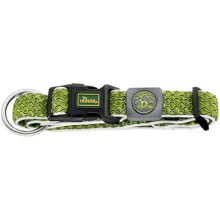 Dog collar - HUNTER - Hilo Vario Plus XL - Lima - 45-70Cm - Green - Large