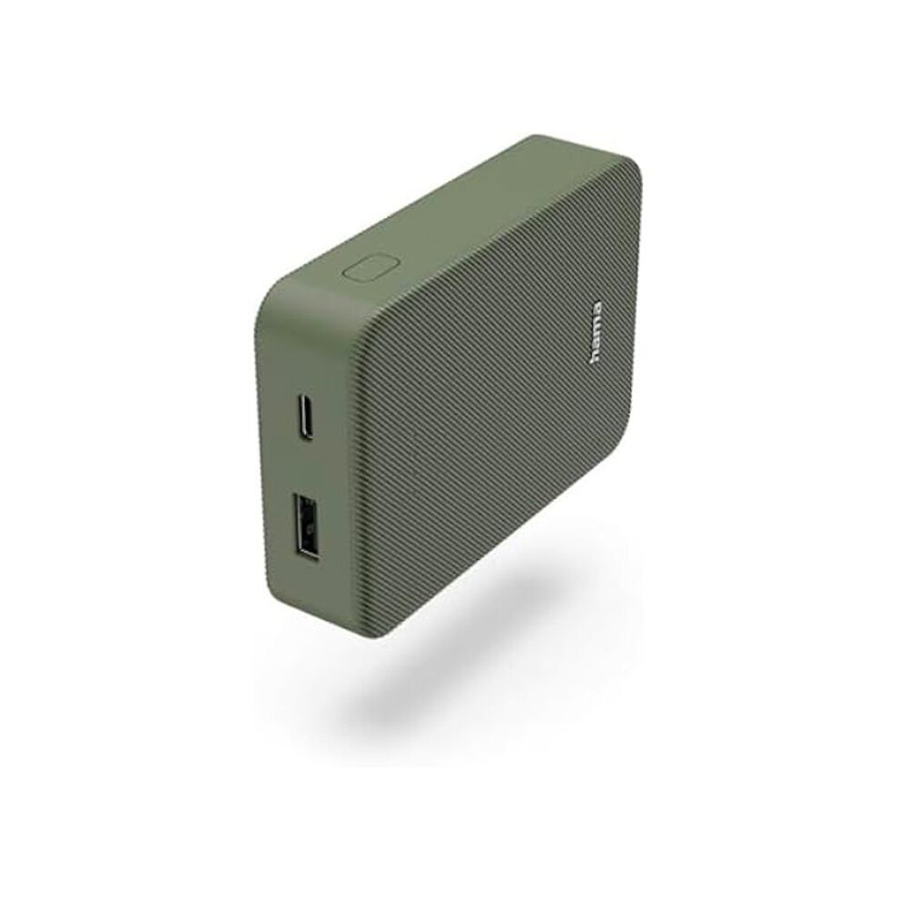 Hama External Battery - Power Pack 10000 Mah - Fast Charge - Usb A And C - Lightweight And Compact
