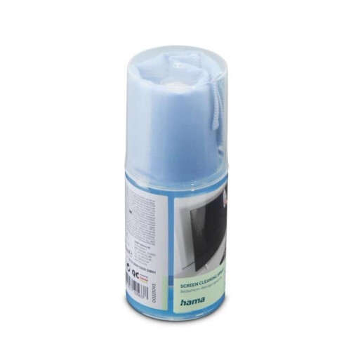 Hama Nettoyant pour écran - HAMA - 200ml - Chiffon microfibres - Sans stries - Certification FSC 1