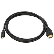 Nano Cable 10.15.3502 - CABOS HDMI - - Cabo Micro HDMI 1.4 1,8 metros, cor preta