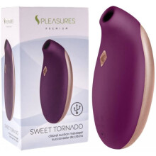 Stimulateur Clitoridien - S-Pleasures - Sweet Tornado - Violet/or - Silicone médical - 5 modes d'aspiration