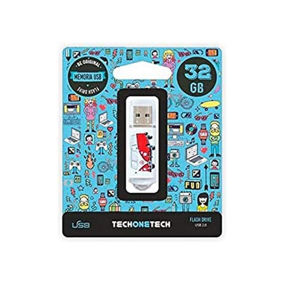 Pendrive Tech-One-Tech 32Go Tech One Tech Camper Van-Van - TEC4004-32