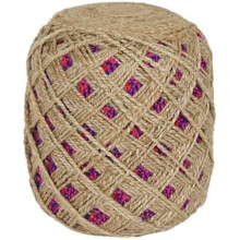 Voetensteun - HOME ESPRIT - Multicolore - Jute - 40 x 40 x 45 cm - Salon