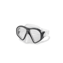 Maschera da sub - INTEX - Reef Rider Nera - Gonna ipoallergenica - Vetro in policarbonato - Senza lattice