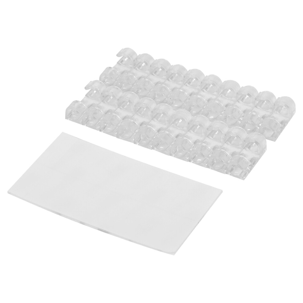 20Pcs Wire Tidy Holder Cord Drop Clip Organizer 9387669486736
