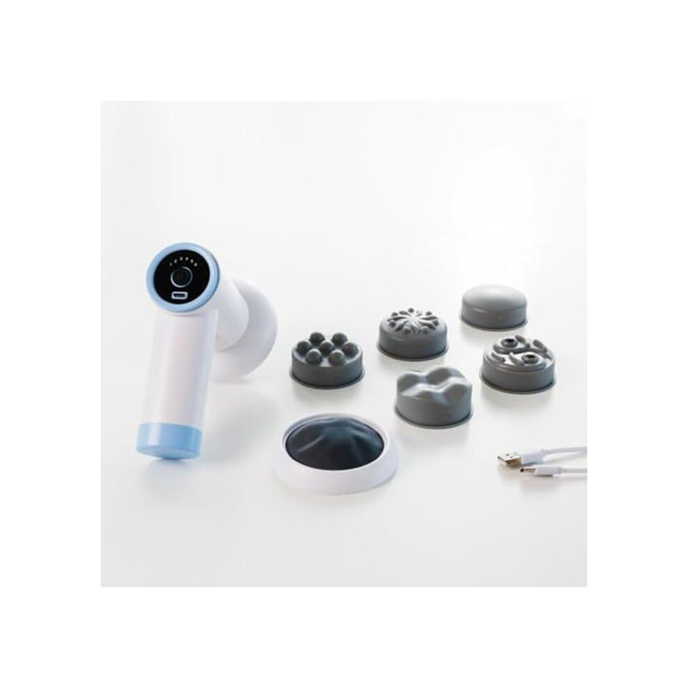 Innovagoods 6 In 1 Anti-Cellulite Reducing Massager, Massage Gun For Relaxation And Muscle Recovery, With 5 Heads