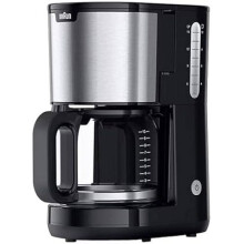 Koffiezetapparaat - BRAUN - KF 1500 BK PurShine - 10 kopjes - Antidruppel - Temperatuurbestendig glas