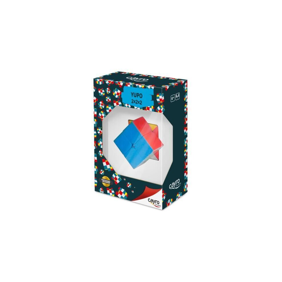 Cayro - Yupo 2X2X2 - Cubo Impossibile - Cubo Di Velocità - Puzzle - Multicolor - Gira Senza Intoppi Senza Rimanere Bloccato - Maggiore Velocità-image