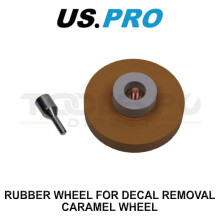 US PRO Rubber Decal Removal Wheel - Caramel Wheel 9298