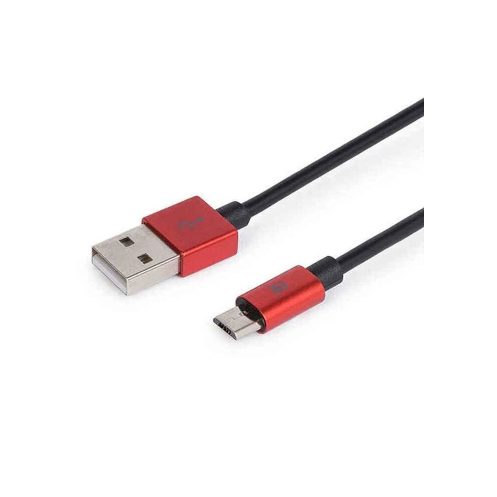 Maillon Technologique Premium MTPMUR241 Cavo Usb 1 M Usb A Micro-Usb B Rosso-image