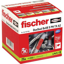 Fischer 557728 DuoSeal Plug 48 mm 8 mm 25 pc(s)